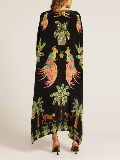 Coconut Tree Printed Dress