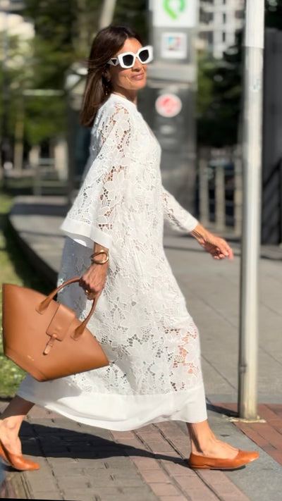 Lace Luana White Dress