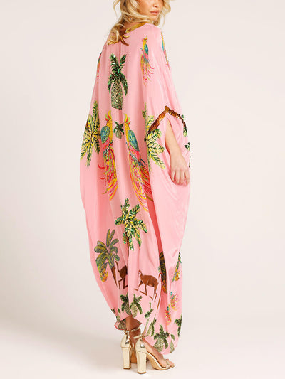 Coconut Tree Printed Dress