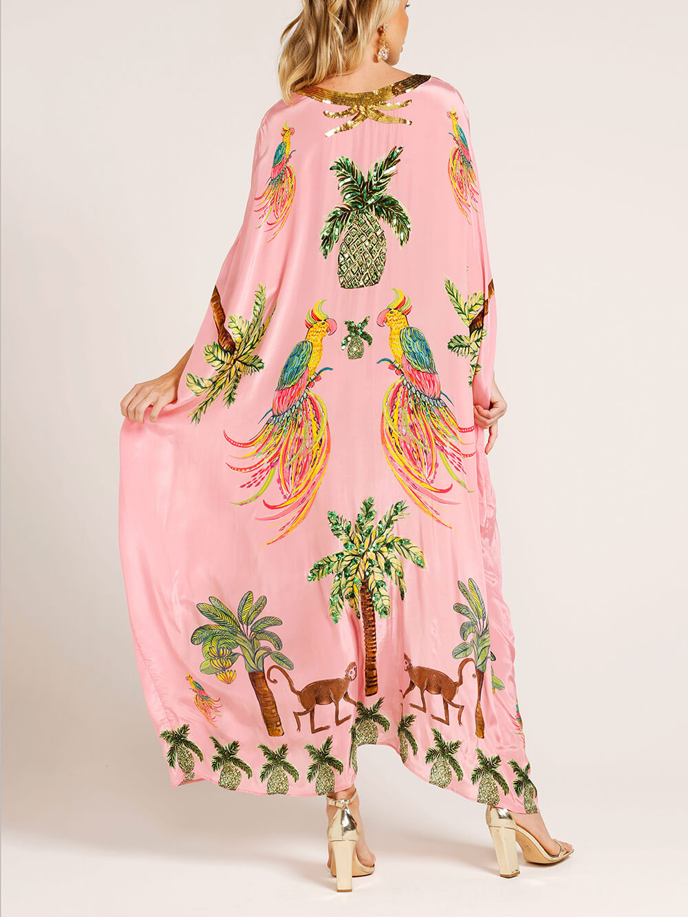 Coconut Tree Printed Dress