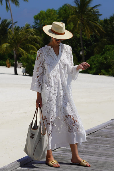Lace Luana White Dress
