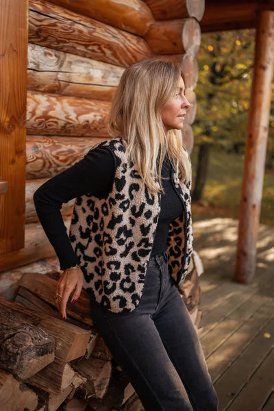 Leopard Vest