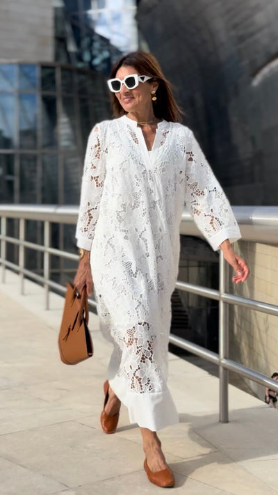 Lace Luana White Dress