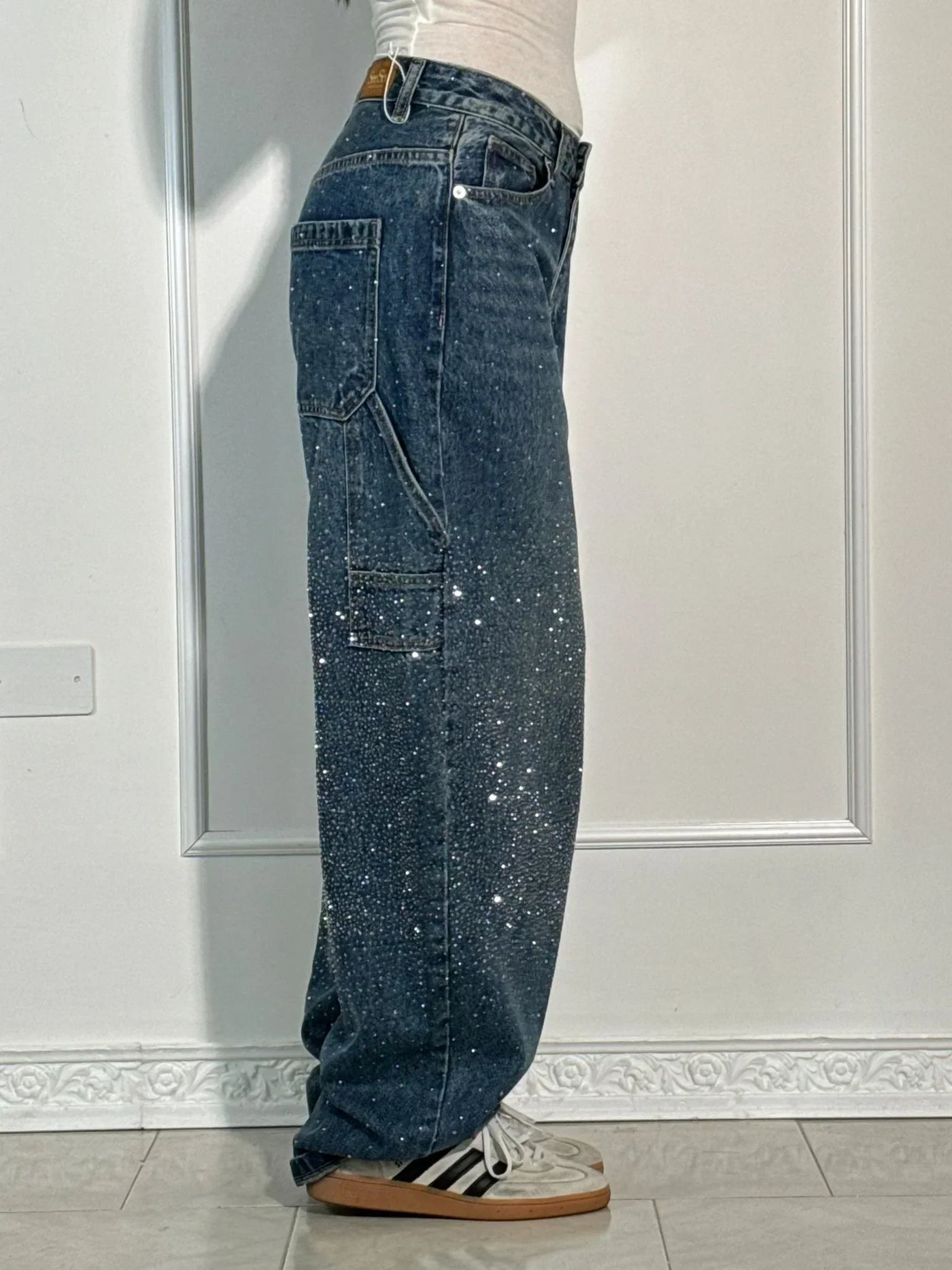 CAMY Rhinestone Jeans