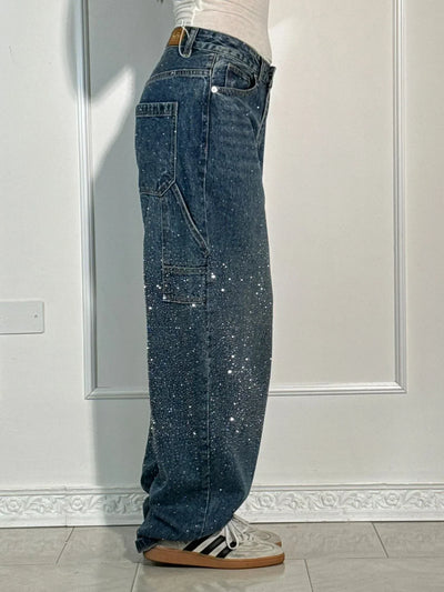 CAMY Rhinestone Jeans