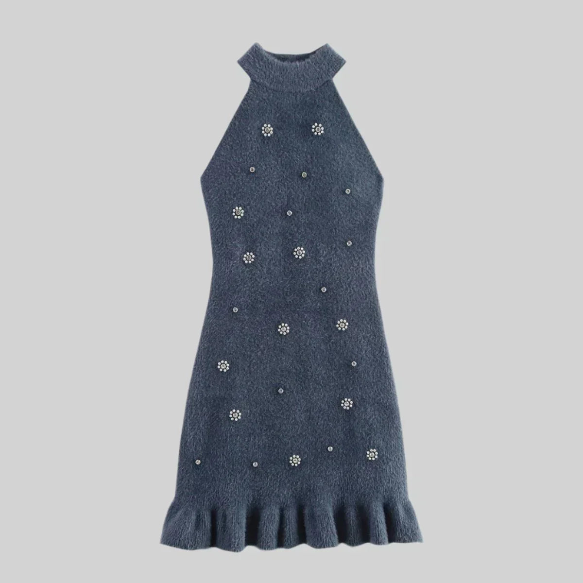 ELSA – Knit Dress with Ruffles