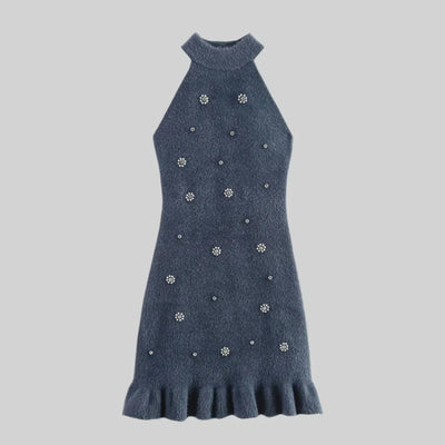 ELSA – Knit Dress with Ruffles