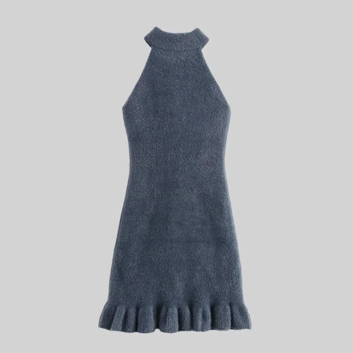 ELSA – Knit Dress with Ruffles