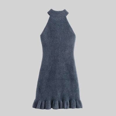 ELSA – Knit Dress with Ruffles