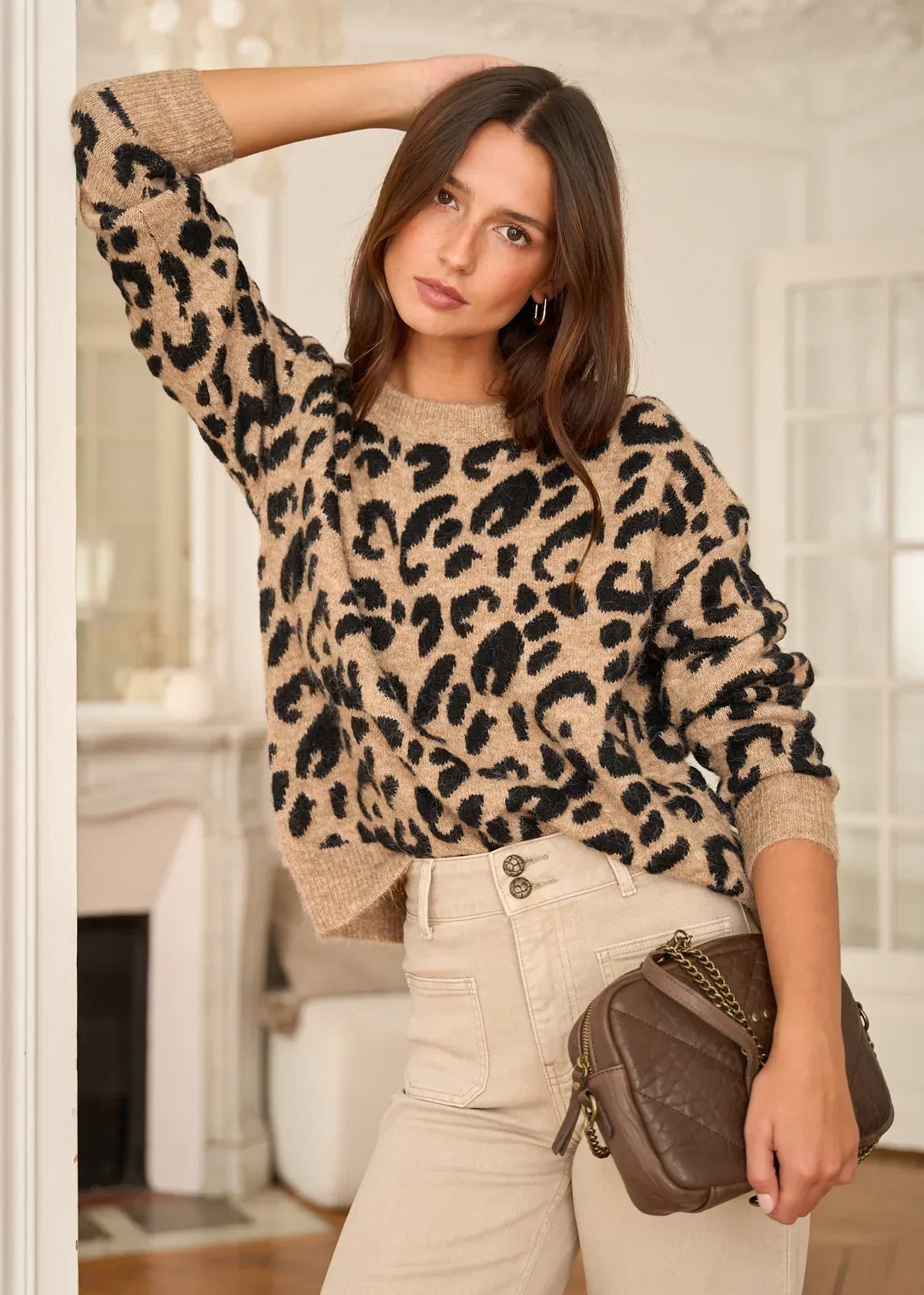 Leopard Oversized Sweater