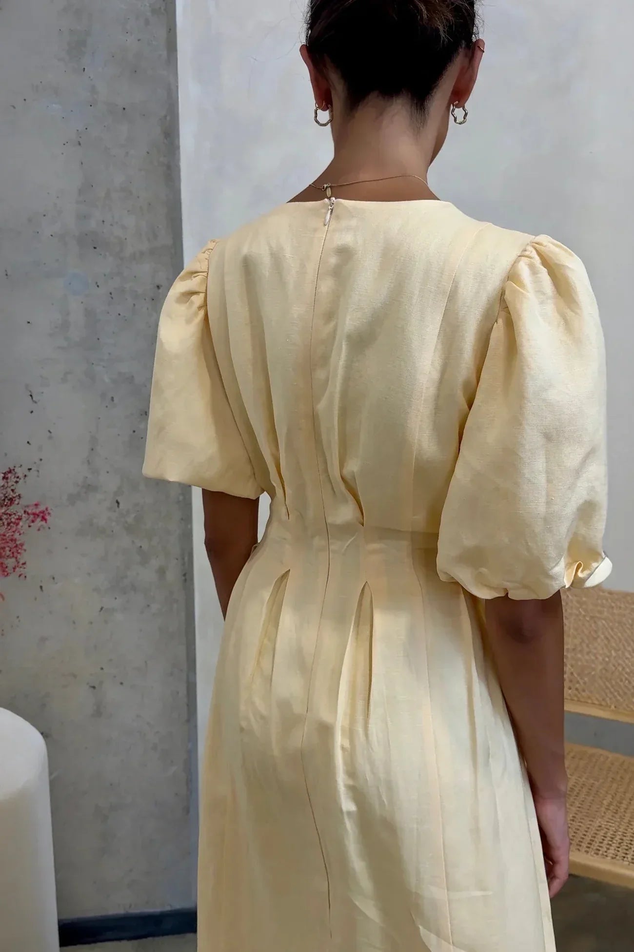 Yellow Butter Dress